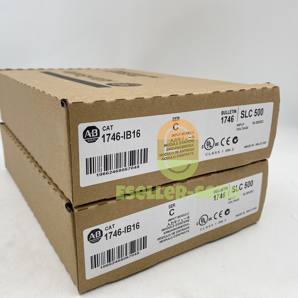 New Factory Sealed 1746-IB16 AB SER C SLC 500 Digital Input Module PLC 1746IB16