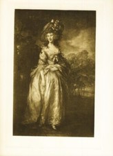 1898 Gainsborough Photogravure:  Thomas Gainsborough