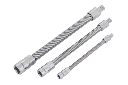 Blue Spot Tools Flexible Extension Bar 3 Pce 1/4'' 3/8'' 1/2'' Handy Tool