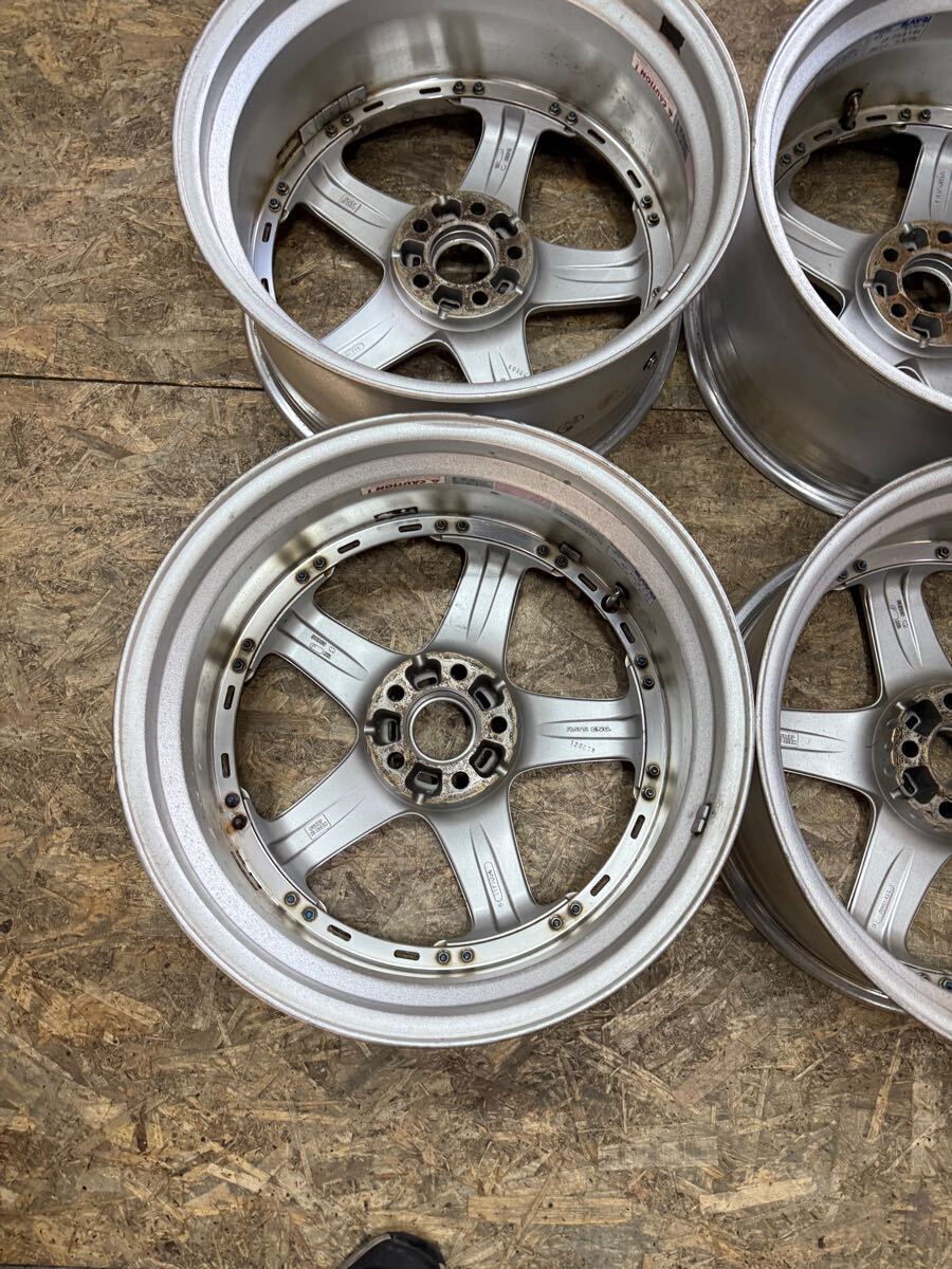 Rare RAYS Volk Racing GT-C Wheels Deep Rims 19 inch 8.5J 9.5J