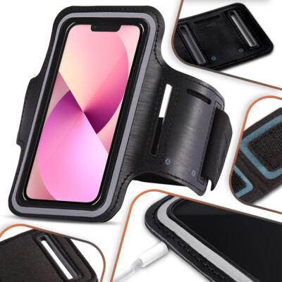 Schutzhülle für Apple iPhone 16 / Pro Handy Hülle Tasche Sport Jogging Armcase