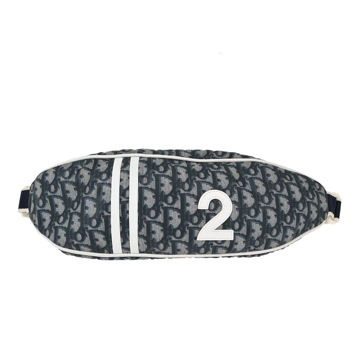 Christian Dior bleu marine trotteur selle ceinture sacoche MC0023 143067