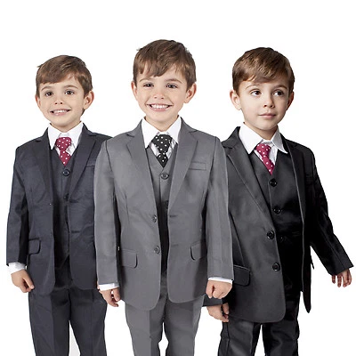 Jungen Anzüge 5-teilig Weste Anzug Hochzeit Page Boy Baby formell Party 3 Farben