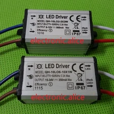 10W Power Supply LED Driver 350mA 900mA For High Power LED Light Lamp 85-265V