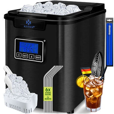 KESSER® Eiswürfelbereiter 2,2L Eiswürfelmaschine Eiscrasher Eismaschine Icemaker