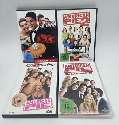American Pie Sammlung 4 DVDs A. Pie, Das Klassentreffen, A. Pie 2 ....  Top 