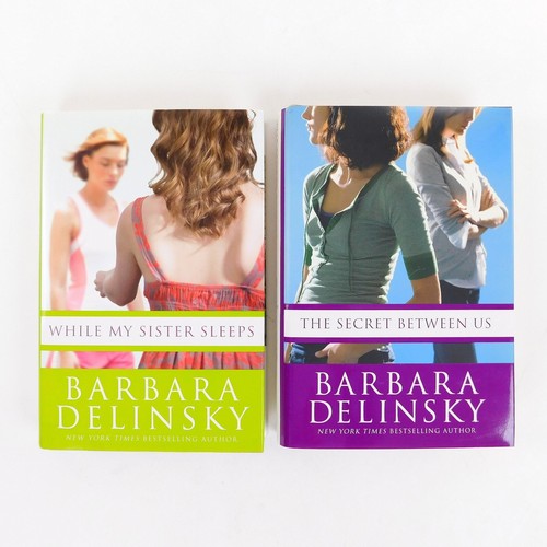 Barbara Delinsky books, Lot 2 Secret Between Us, While My Sister Sleeps, 1st/1st
