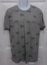 Creative Destruction All Over Pit Bull Print Graphic T-Shirt Mens Size L ~ NWOT