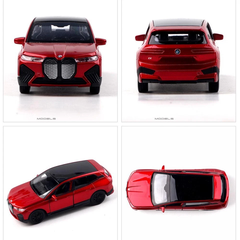 SUV eléctrico diecast a escala 1:38 - Inspirado en BMW iX | Pull Back + Puertas abiertas Foto 4 de 4