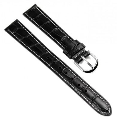 Casio Ersatzband Uhrenarmband Leder Band 14mm schwarz LTP-1308L LTP-1308