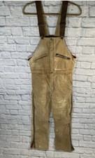 KEY Imperial Distressed Insulated Vtg Work Farm overalls Sz Medium Reg USA Made