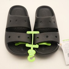 NEW Crocs Classic v2 Sandals Slides Black Open Toe Children's Toddler J2 Black