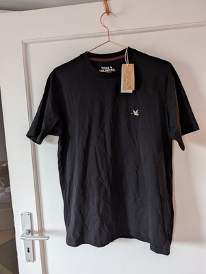 Neu Chevignon Unlimited Togs T-shirt Schwarz Gr. M Baumwolle