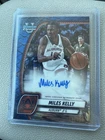 2024-25 Topps Bowman Chrome Miles Kelly #76 Auburn RC Blue Refractor Auto /150