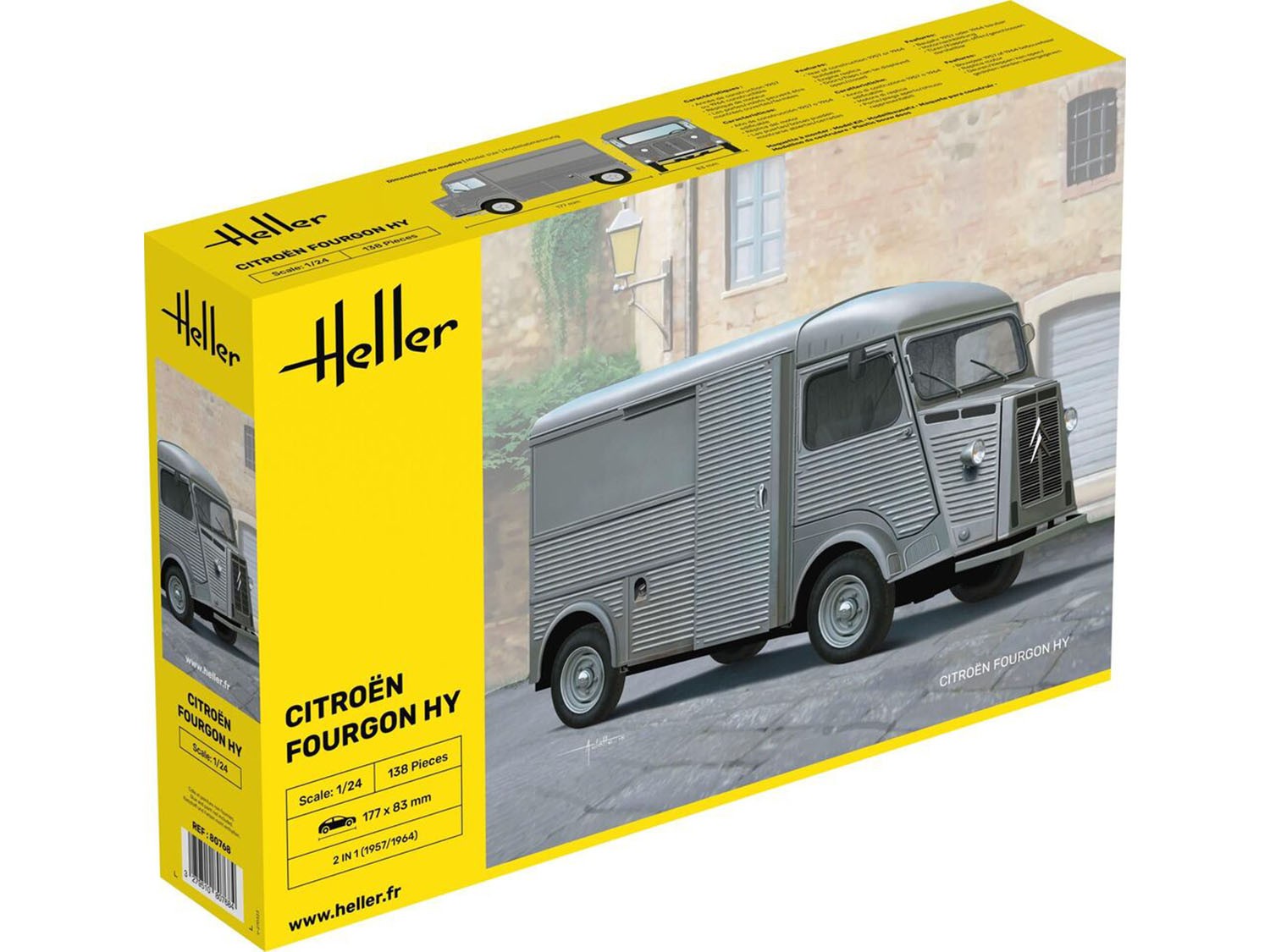 Heller 80768 1:24 Citroen Fourgon HY Auto Kit New - Image 5