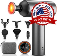 Pistola De Masaje Masajeador Muscular Electrico Tejido Profundo Cuello Espalda.