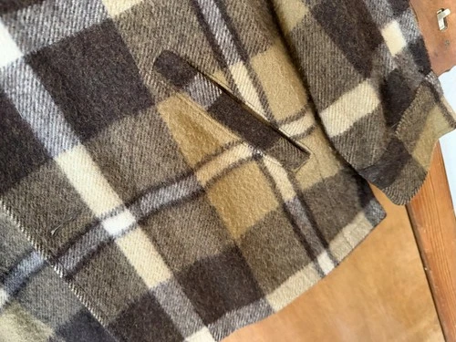 Lg Vintage WOOLRICH  Mackinaw Jacket 46 Plaid  Wool Style 23057 ships USA only image 5