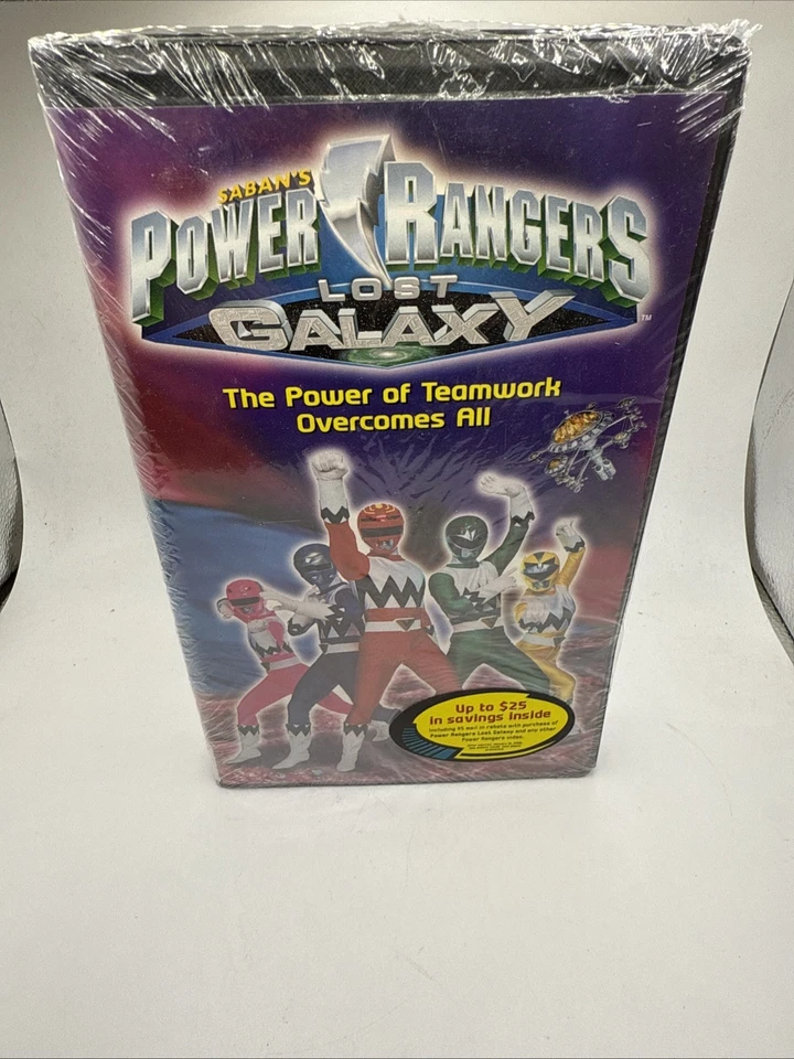 Power Rangers Lost Galaxy: The Power of Teamwork VHS Tape 1999 Sealed New - Image 2 of 4