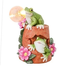 Afirst Estatuas solares de jardín al aire libre, estatua solar de jardín de 