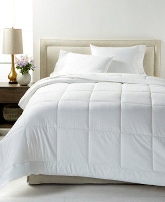 Charter Club King Comforter White Super Luxe 300 Thread Count Down Alternative