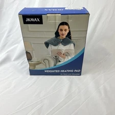 JKMAX Weighted Heating Pad for Neck and Shoulder JKMAX-002 Gray 