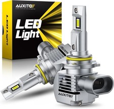 AUXITO 9005/HB3 LED Bulb, 1000 Brighter, 3 Min Quick Install, 20 Years Lifespan