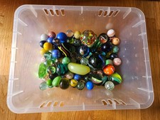 Unterschiedliche Glasmurmeln