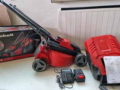 Einhell GE-CM 18/30 LI Akkumäher mit Akku u.Ladegerät