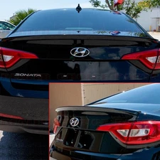 For 2015 16 2017 Hyundai Sonata MK9 Trunk Factory Style Spoiler Wing GLOSS BLACK