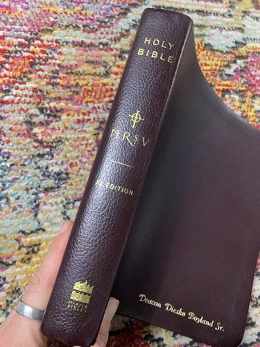 Holy Bible NRSV XL Edition Harper Bibles Bonded Leather