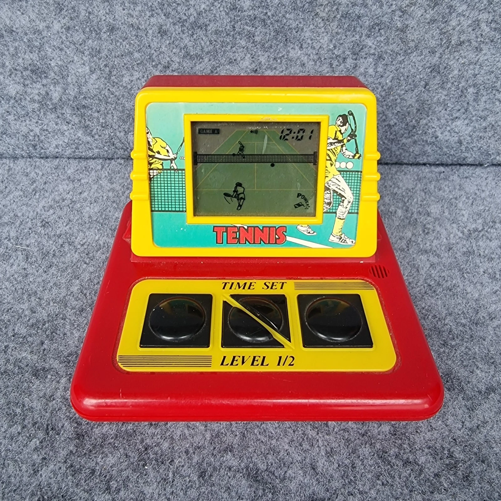 Vintage Hi-Tech Tennis LCD Handheld Electronic Game Retro 1980 Sound Not Working