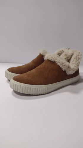 Sneakers Timberland comode foderate in pelliccia scamosciata slip on invernali comode da donna taglia 6 5