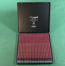 Hi-Uni Graphite Artist's Drawing Pencil Set - Box of 22  - 10B to 10H