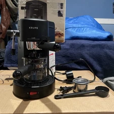 Krups Bravo Plus | Model 871 | Espresso Machine | Black | USED AND TESTED