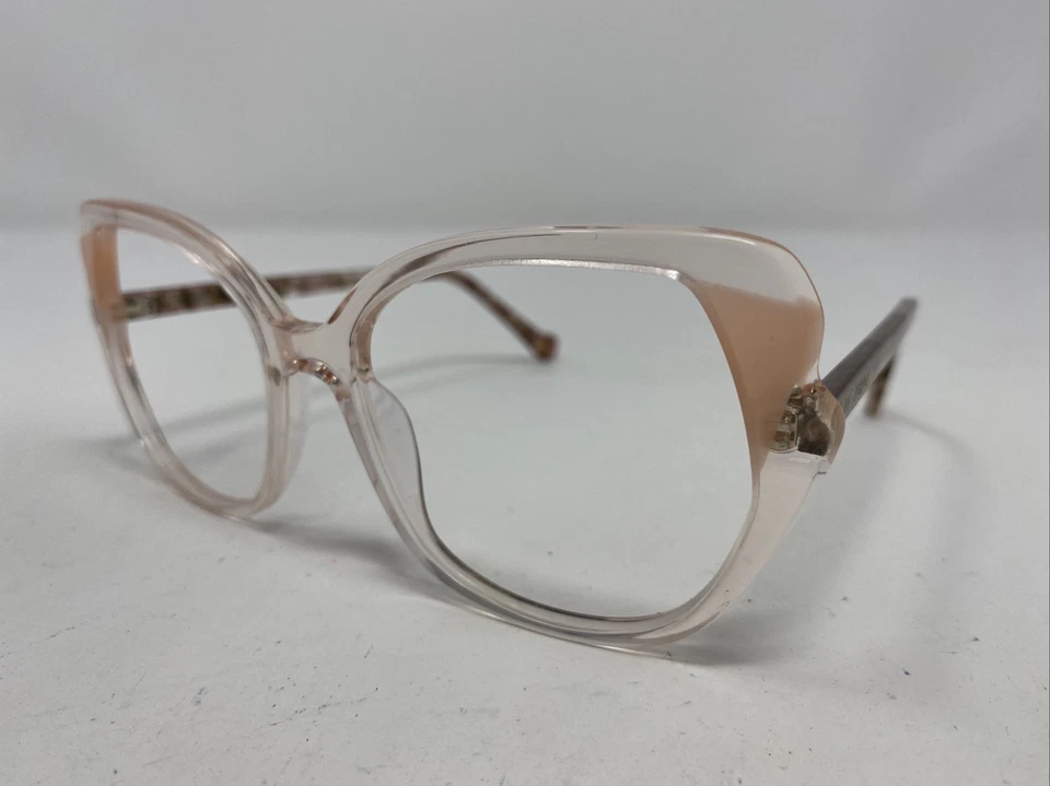 Betsey Johnson BONBON BEBE ROS 55-17-140 Rose Full Rim Eyeglasses Frame G845 - Imagem 2 de 4