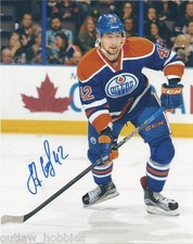 Edmonton Oilers Anton Slepyshev  Autographed Signed 8x10 NHL Photo COA B