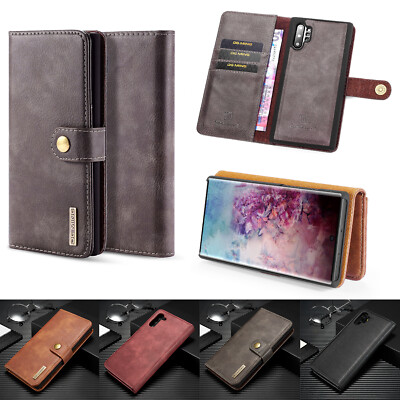 Samsung Galaxy Note 10 Plus 10 Pro Leather Wallet Case Magnetic Card Pocket Cove
