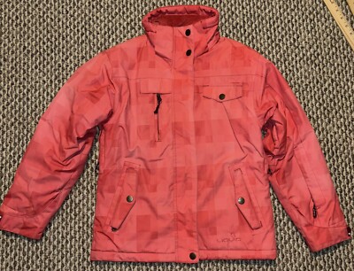 Liquid Venture 5000 Waterproof Ski Jacket Girls Size YM Pink