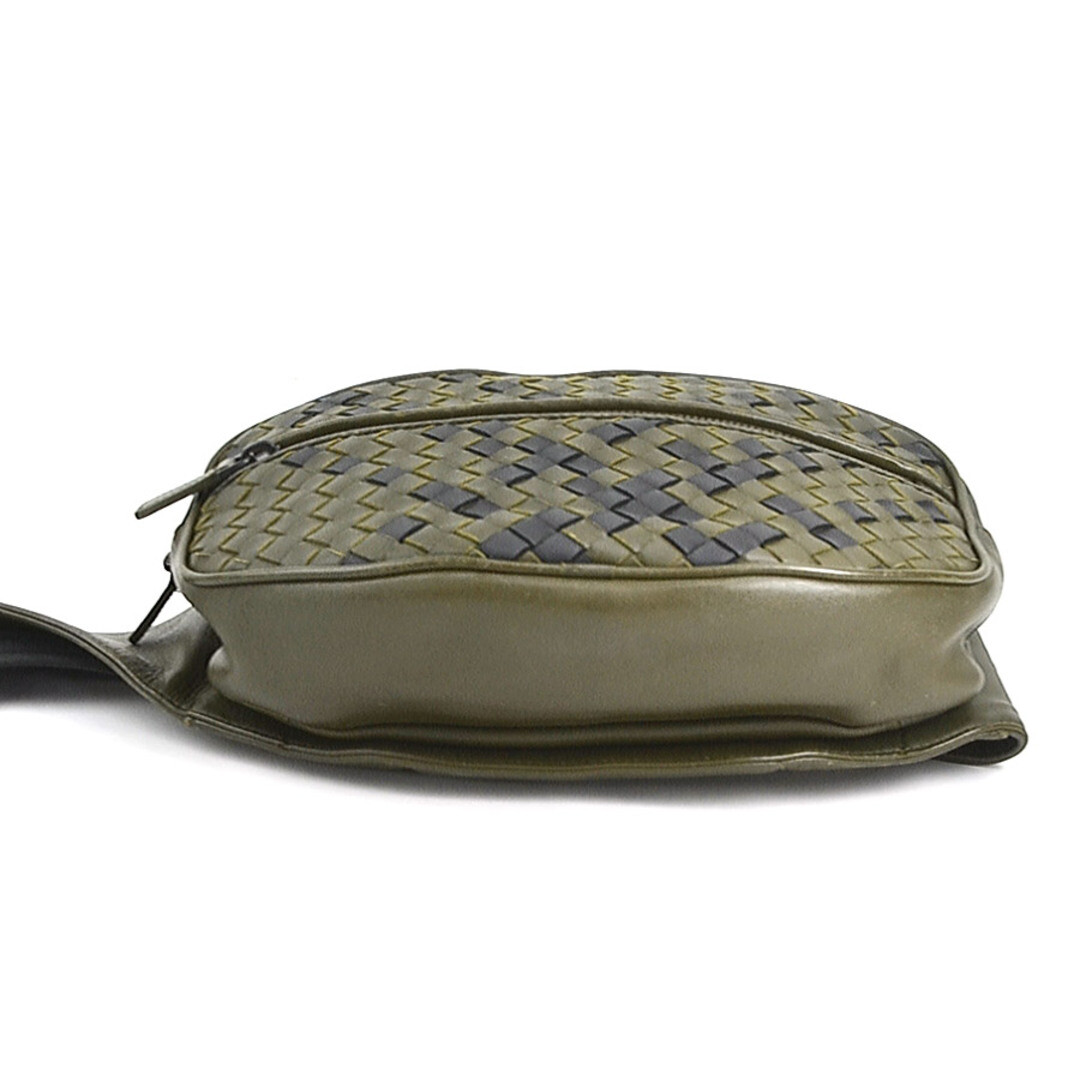 Bottega Veneta Body Bag Waist Intrecciato Leather Khaki