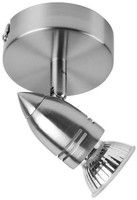 Leyton Lighting Gu10 Single Bullet Spotlight Lamp Brushed Chrome - Uk Seller Leyton Lighting Gu10 Single Bullet Spotlight Lamp Brushed Chrome - Uk Seller