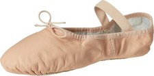 Bloch Women's Dansoft Full Sole Leather Ballet Slipper/Shoe Dance 4 Pink