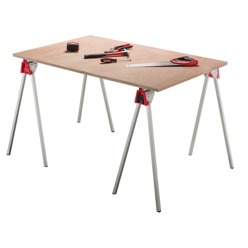 Craftsman Metal Saw Horse Portable Foldable Legs Sawhorse Tool 1000-lb Capacity. - Picture 8 of 12