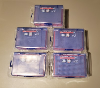 Eppendorf 384 Dualfilter 20 uL Pipette Tips, Case of 5 Racks (#0030078853)