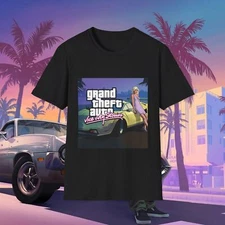 GTA Grand Theft Auto Vice City Stories Leonida Unisex Softstyle T-Shirt
