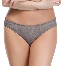 NWT 24 Parfait by Affinitas Ellie Bikini Panty 5083 Pewter w/ Nude Sizes S- 4XL