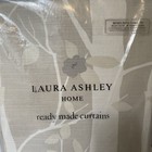 Laura Ashley Cottonwood Natural Curtains 162cm x 183cm (64”x72”)  NEW