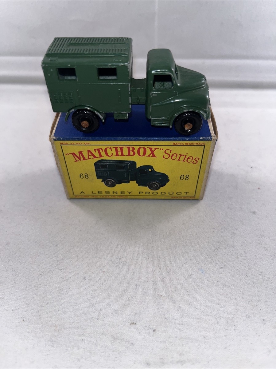 MATCHBOX 　No.68 Army Wireless Truck MATCHBOX Lesney, 68, Army Wireless Truck, Original Box (G3D2
