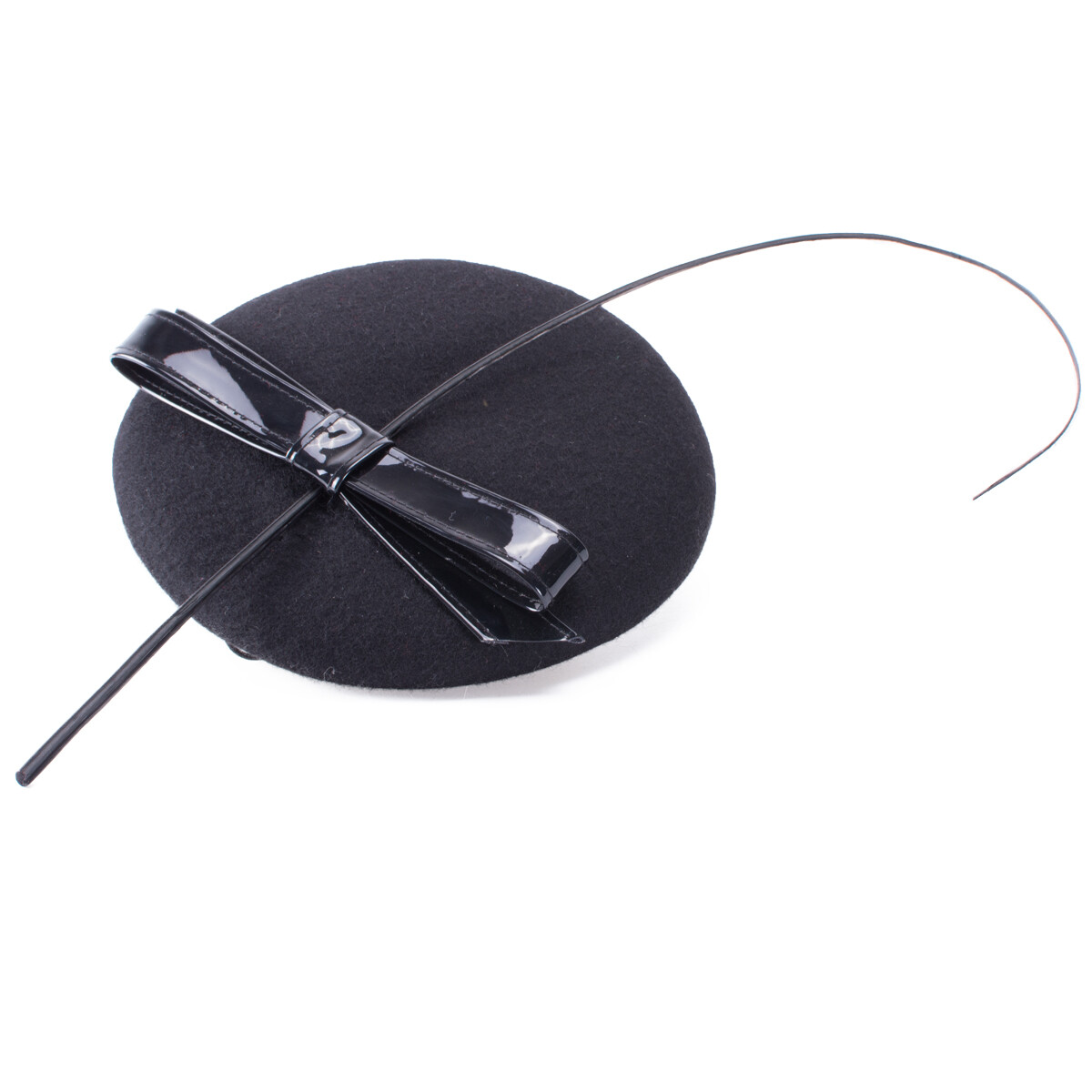 Women Handmade Bow Feather Wool Felt Fascinator Pillbox Tilt 