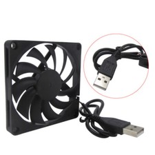 Router Cooling Fan Rack TV Box Wireless Router Cooling USB 5V 80mm Cat Radiator