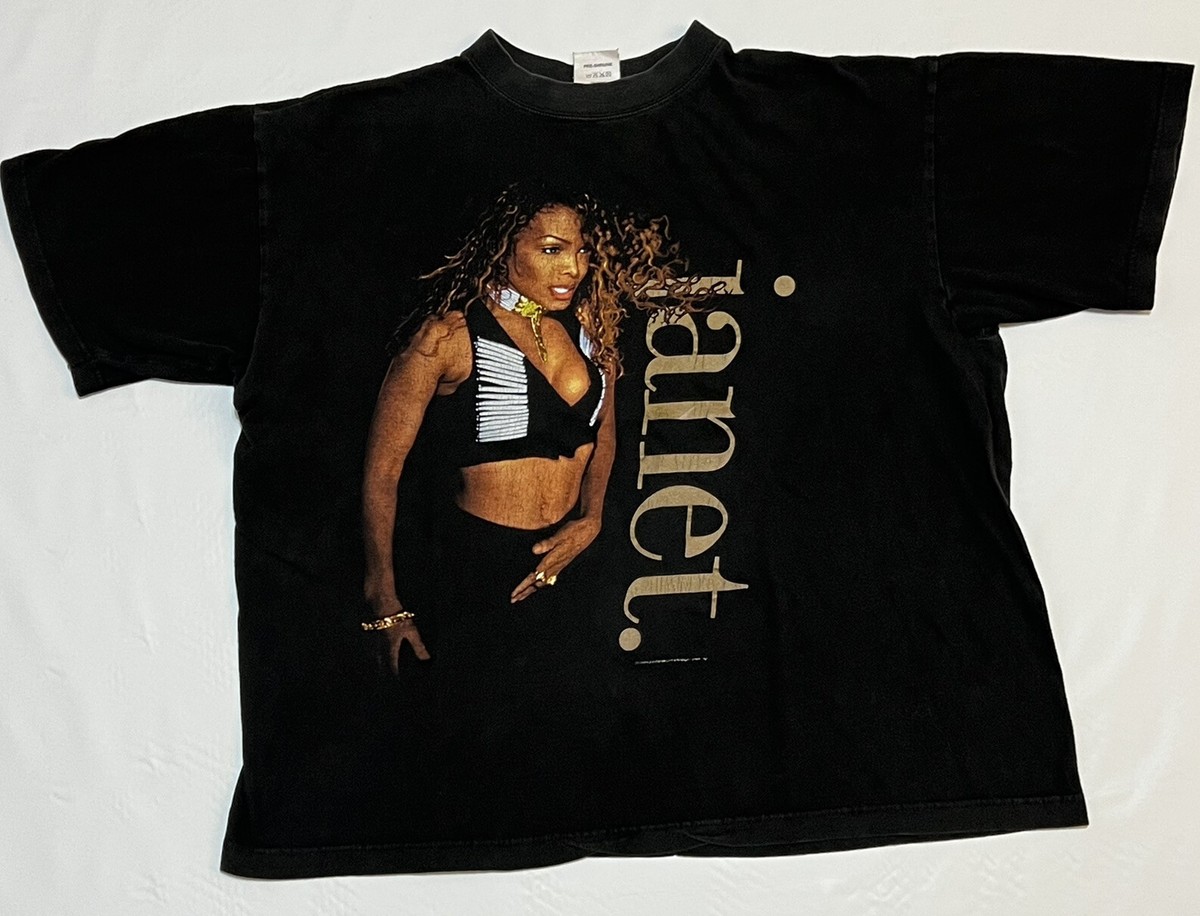 Vintage 90s Janet Jackson World Tour 1993 T Shirt Size Large Vintage 90s Janet Jackson World Tour 1993 T Shirt Size Large